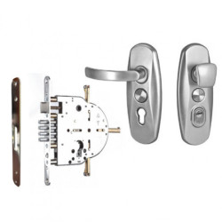 Combo cerradura Mul-T-Lock 265 de alta seguridad con manijas SH300